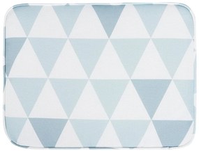Conjunto de 2 almofadas azuis e brancas 29 x 38 x 5 cm FIJI  Beliani