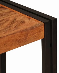 Aparador Castanho 90 x 33 x 75 cm Madeira de acácia maciça
