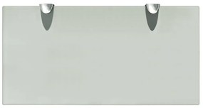 Prateleira flutuante vidro 40x20 cm 8 mm
