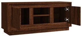 Móvel TV 102x35x45 cm madeira processada cor carvalho castanho