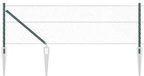Cerca Hexagonal vidaXL Verde 0.8x100 m Aço