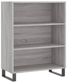 Armário alto 69,5x34x180 cm derivados de madeira sonoma cinza