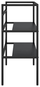 Estrutura p/ lavatório casa de banho ferro 79x38x83 cm preto