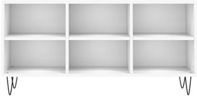 Armário de TV 103,5x30x50 cm derivados de madeira branco