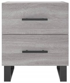 Mesa cabeceira 40x35x47,5 cm derivados madeira sonoma cinza