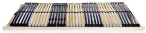 Estrados de ripas 2 pcs com 42 ripas 7 zonas 80x200 cm