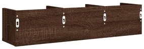 Armários de parede 2 pcs derivados de madeira carvalho castanho