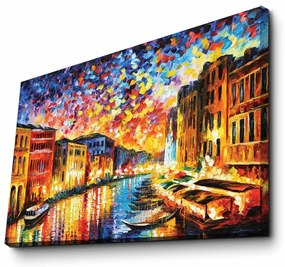 Pintura Decorativa em Tela FAMOUSART-081 – Multicolor – 45 x 70 cm