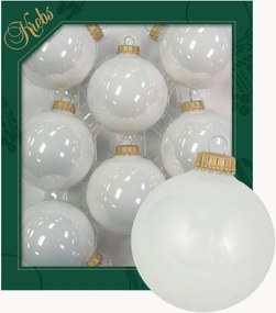 Bolas de Natal pintadas à mão Liliane, conjunto de 8