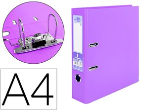 Pasta de Arquivo de Alavanca Documenta Pvc Din A4 Lombada 75 mm Lilas