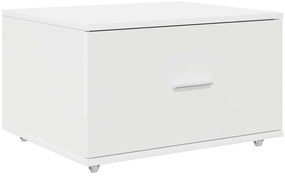 Mesa com gaveta Branco 131.5 x 50 x 106.5 cm Madeira processada