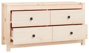 Armário de apoio 100x40x54 cm madeira de pinho maciça