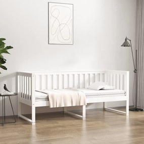 vidaXL Espreguiçadeira sem colchão 75x190 cm branco