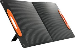 HOMCOM Carregador Solar 100W Dobrável com Porta USB-A e USB-C para Carregamento Rápido, IP67, Preto | Aosom Portugal