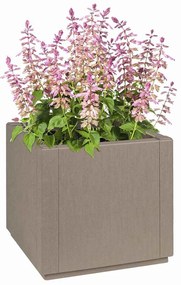 Plantador de Jardim Marrom Claro 36 x 36 x 35 cm em PP