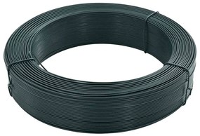 Arame para prender cerca 250 m 2,3/3,8 mm aço preto esverdeado