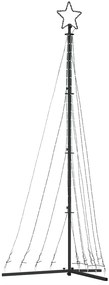 LED Árvore de Natal 447 LEDs Azul 249 cm