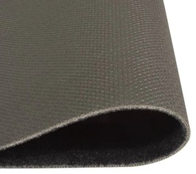 Tapete de cozinha lavável 45x150 cm veludo padrão café preto
