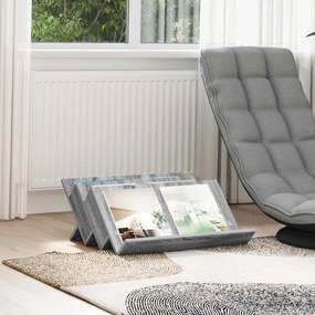 vidaXL Estante de Revistas Cinza Sonoma 65 x 53 x 28,5 cm