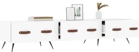 Móvel de TV 150x36x30 cm derivados de madeira branco