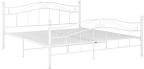 Estrutura de cama metal 160x200 cm branco