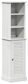Conjunto de Móveis para Banheiro 2 pcs Marrom e Branco