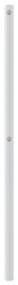 Cabeceira de cama 160 cm metal branco