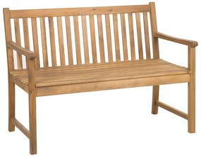 Banco de jardim em madeira de acácia 120 cm VIVARA Beliani