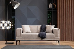 Sofá de 2 Lugares Horizon – Castanho Claro – 170 cm x 85 cm x 77 cm