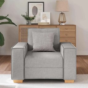 Sofá-cadeira Cinza Nuvem 60 cm Tecido