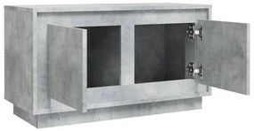 Móvel de TV 80x35x45 cm derivados de madeira cinzento cimento