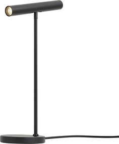 Candeeiro de mesa moderno preto com LED e regulador de intensidade tátil - Neva