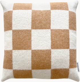 Capa de almofada em lã com padrão xadrez Level Up