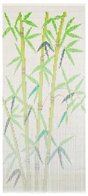 45735 vidaXL Cortina mosquiteira em bambu 90x200 cm