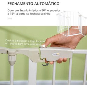 PawHut Barreira de Segurança para Animais de Estimação Barreira Dobráv