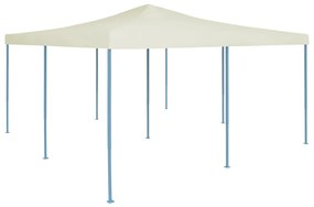 Tenda dobrável 5x5 m creme