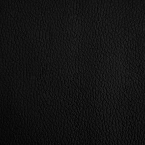 Cama para cães 90x53x30 cm couro artificial preto