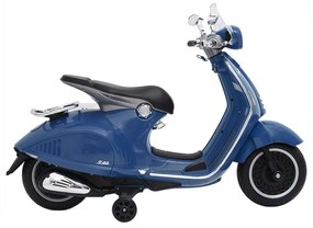 vidaXL Motocicleta elétrica para crianças Vespa GTS300 azul