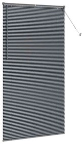 Persiana de Janela Cinzento-escuro 120 x 220 cm Alumínio