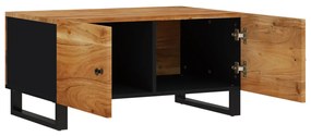 Mesa de centro 80x50x40 madeira de acácia maciça/deriv. madeira