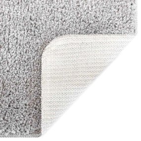 Tapete de Banho U-Shape Cinza 50x50 cm Polipropileno Antiderrapante