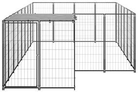Canil 8,47 m² aço preto