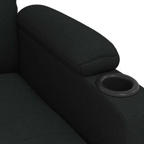 Poltrona reclinável tecido preto