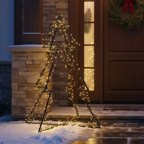 Árvore de Natal Preta Incl. LED IP44 - Brilli