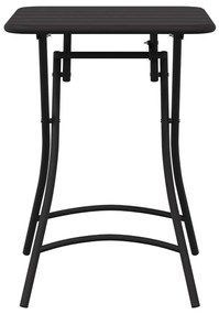 Mesa de Jardim Dobrável - Antracite - 55x55x73 cm - Aço