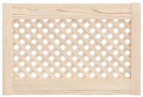 Portas de armário design treliça 2 pcs 59,5x39,5cm pinho maciço