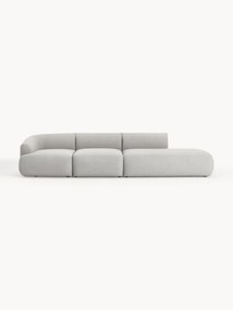 Módulo chaise longue XL em bouclé Sofia