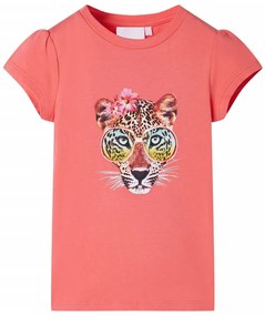 T-shirt infantil coral 128