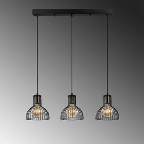 Candeeiro de Teto Vazo – Preto – 70 x 17 x 114 cm