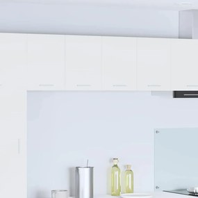 vidaXL Armário suspenso com porta Riga 2 pcs Branco 60 x 31 x 40 cm